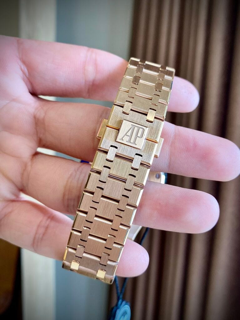Audemars Piguet Royal Oak 41mm Full Rose Gold Blue Dial