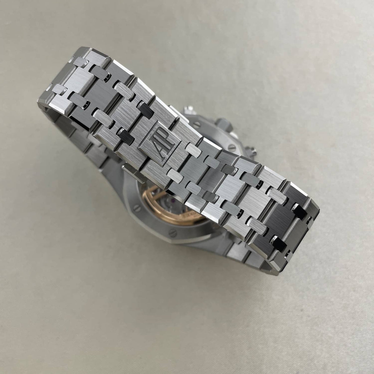 Audemars Piguet Royal Oak Selfwinding Chronograph 50Th Anniversary Steel Bracelet Green Dial (Ref # 26240St.Oo.1320St.04) Luxury