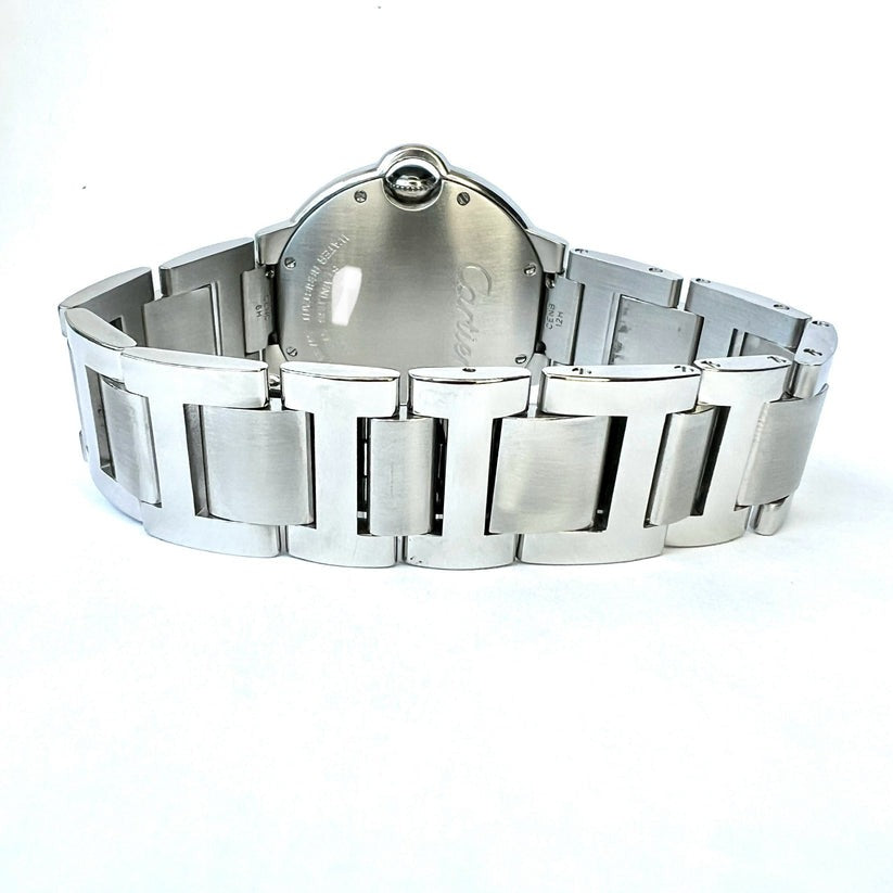 Cartier Ballon Bleu de Cartier watch, 36 mm, mechanical movement with automatic winding. Steel case, W4BB0024
