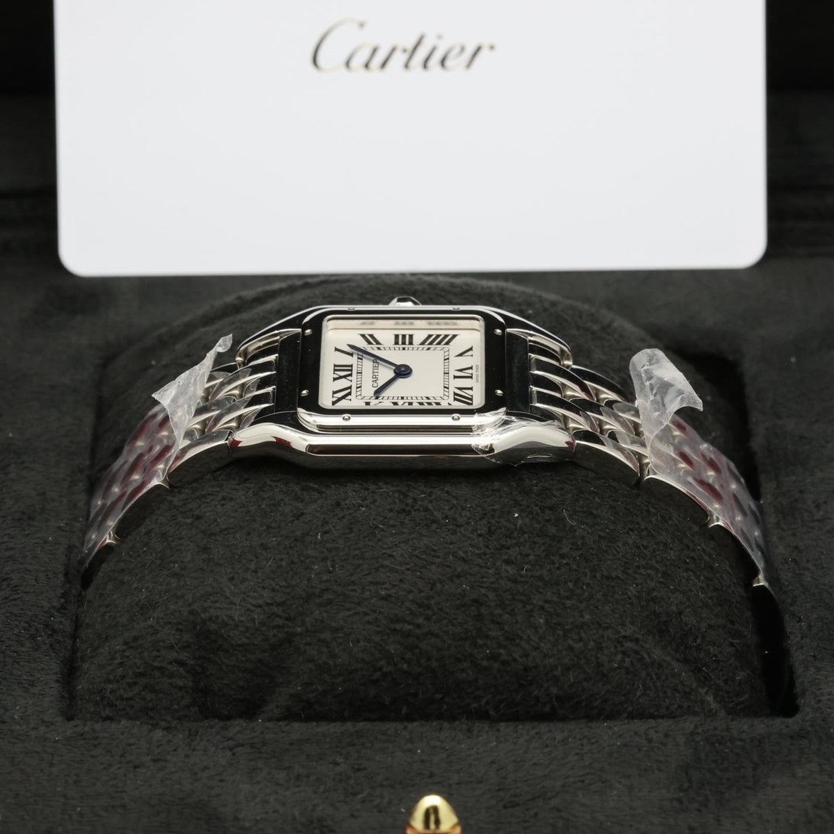 Cartier Panthre De Cartier Watch Medium Model, Quartz Movement, Steel WSPN0007
