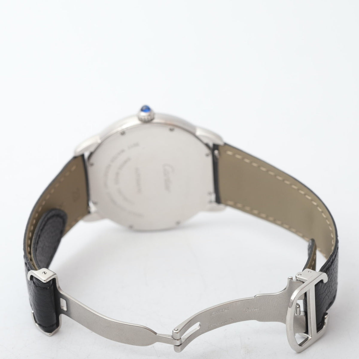 Cartier Ronde Solo De Cartier Watch 42mm, Automatic Movement, Steel, Leather WSRN0022