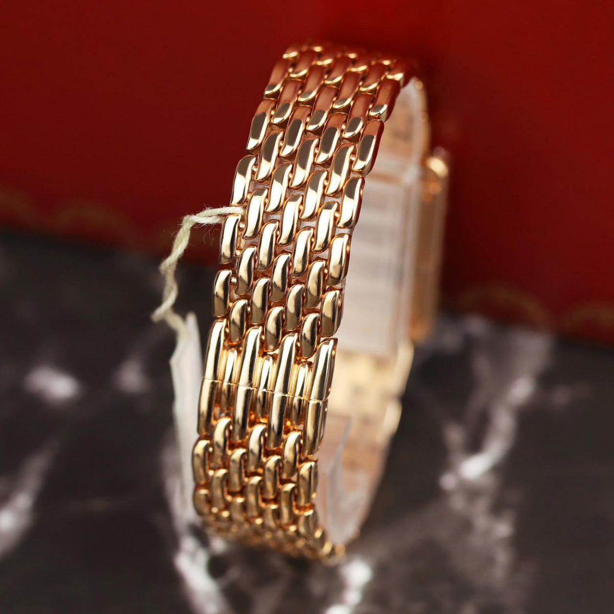 Cartier Tank Louis, Large Model, Hand Wound, Rose Gold, Diamonds WJTA0021