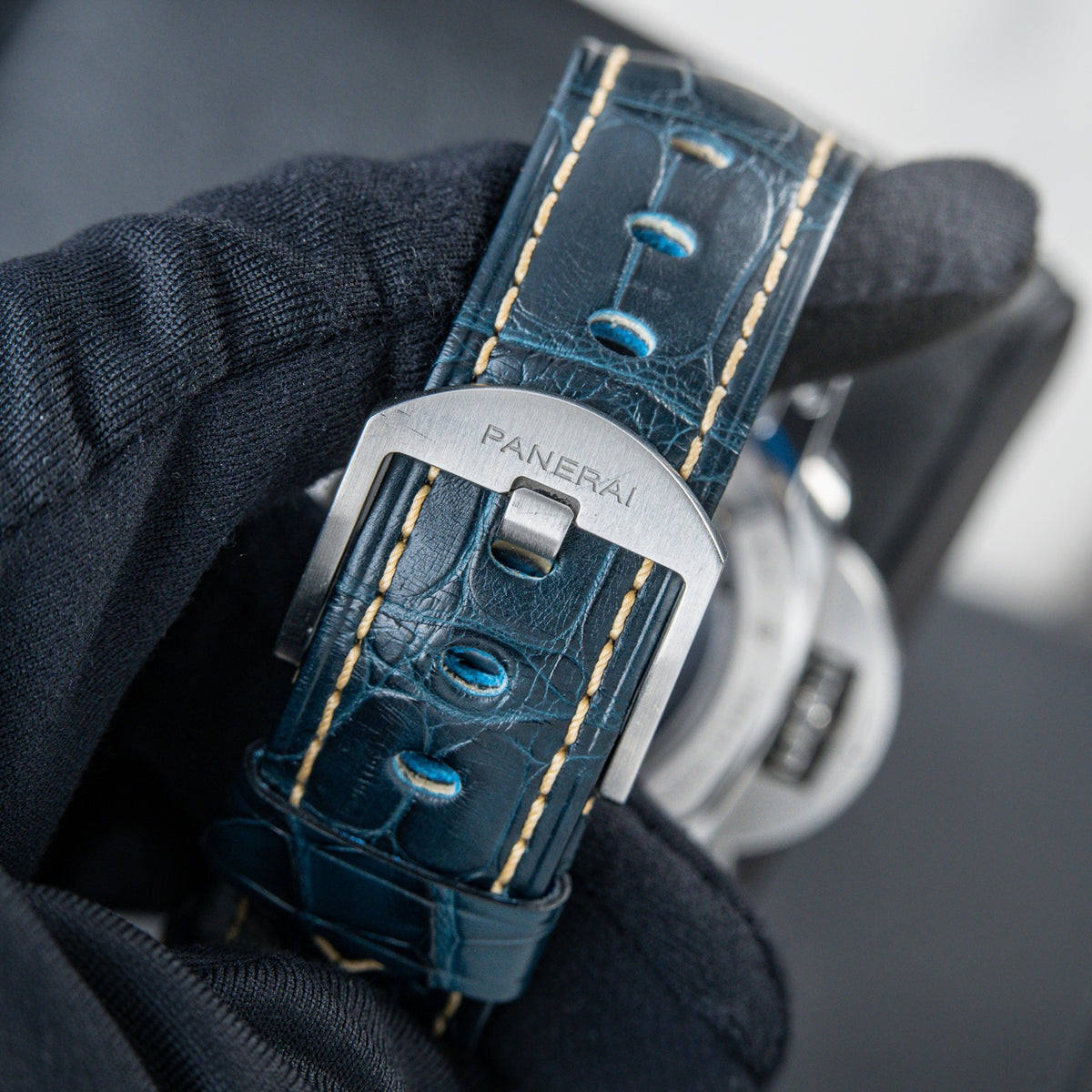 Panerai Luminor 1950 3 Days GMT Acciaio PAM688 VSF SS Blue Dial P9001 V2