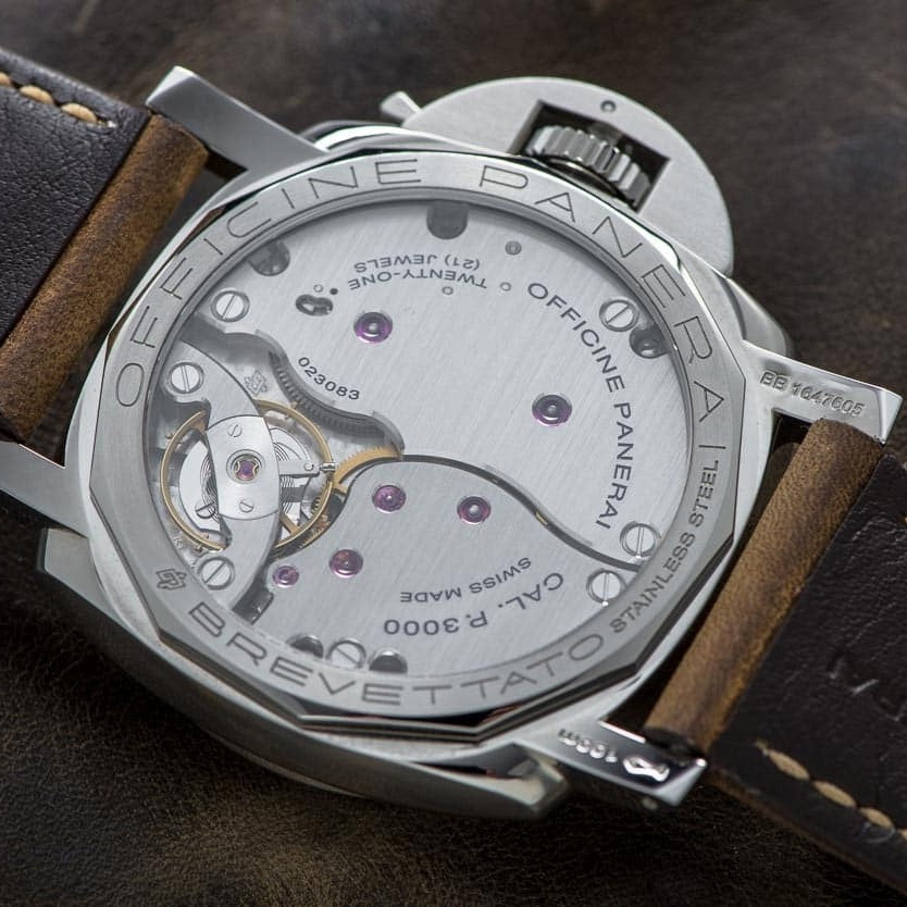 Panerai Luminor 1950 PAM 557 SS Black Dial P3000