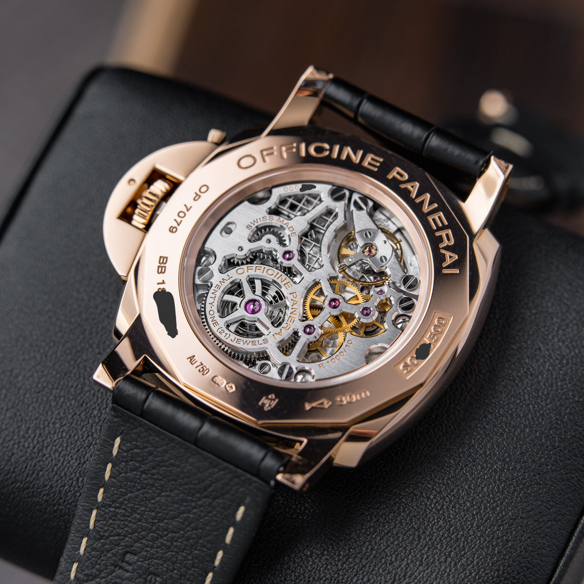 Panerai Luminor Due 3 Days PAM 677 V6F Rose Gold Anthracite Dial P1000