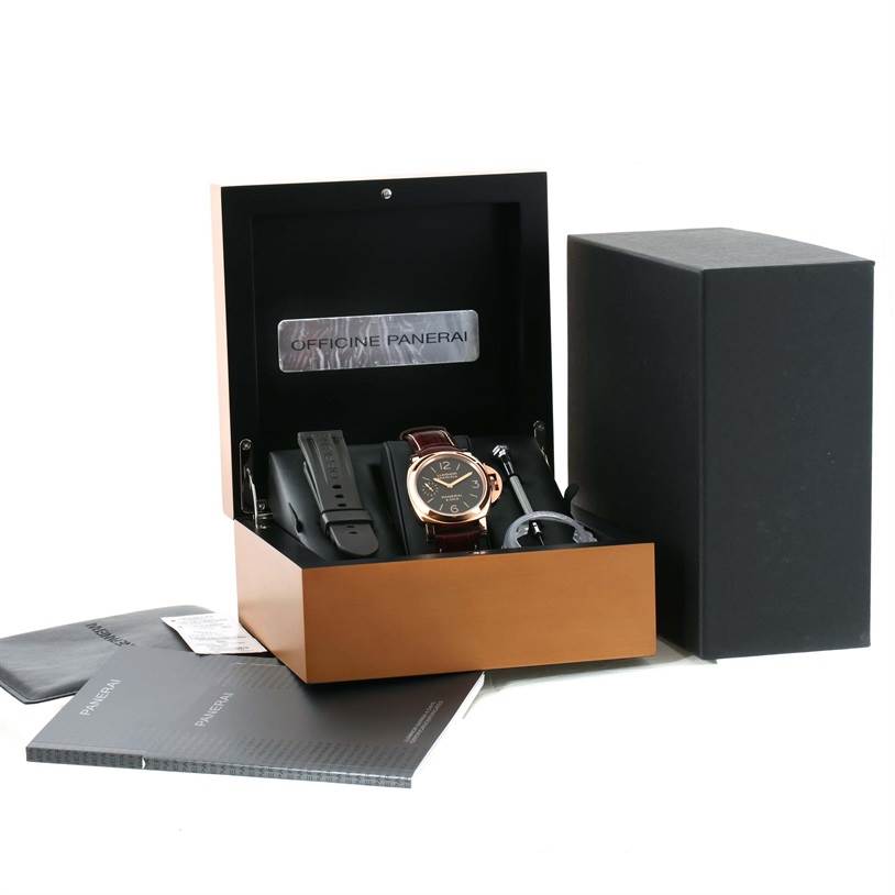 Panerai Luminor Marina PAM511 HWF Rose Gold Brown Dial 6497