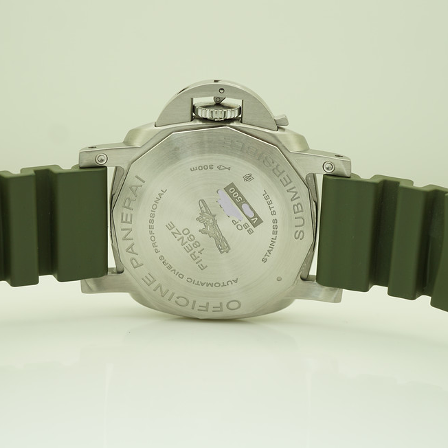 Panerai Luminor Submersible 42mm PAM1055 Verde Militare VSF SS Green Dial P900