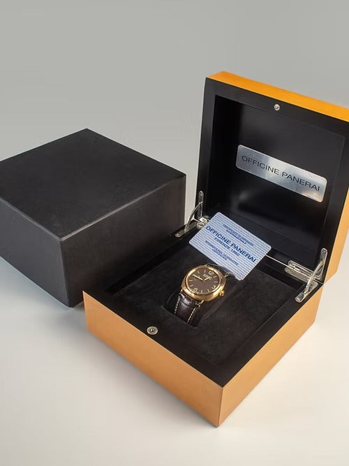 Panerai Radiomir Historic PAM 378 Rose Gold Black Dial P999