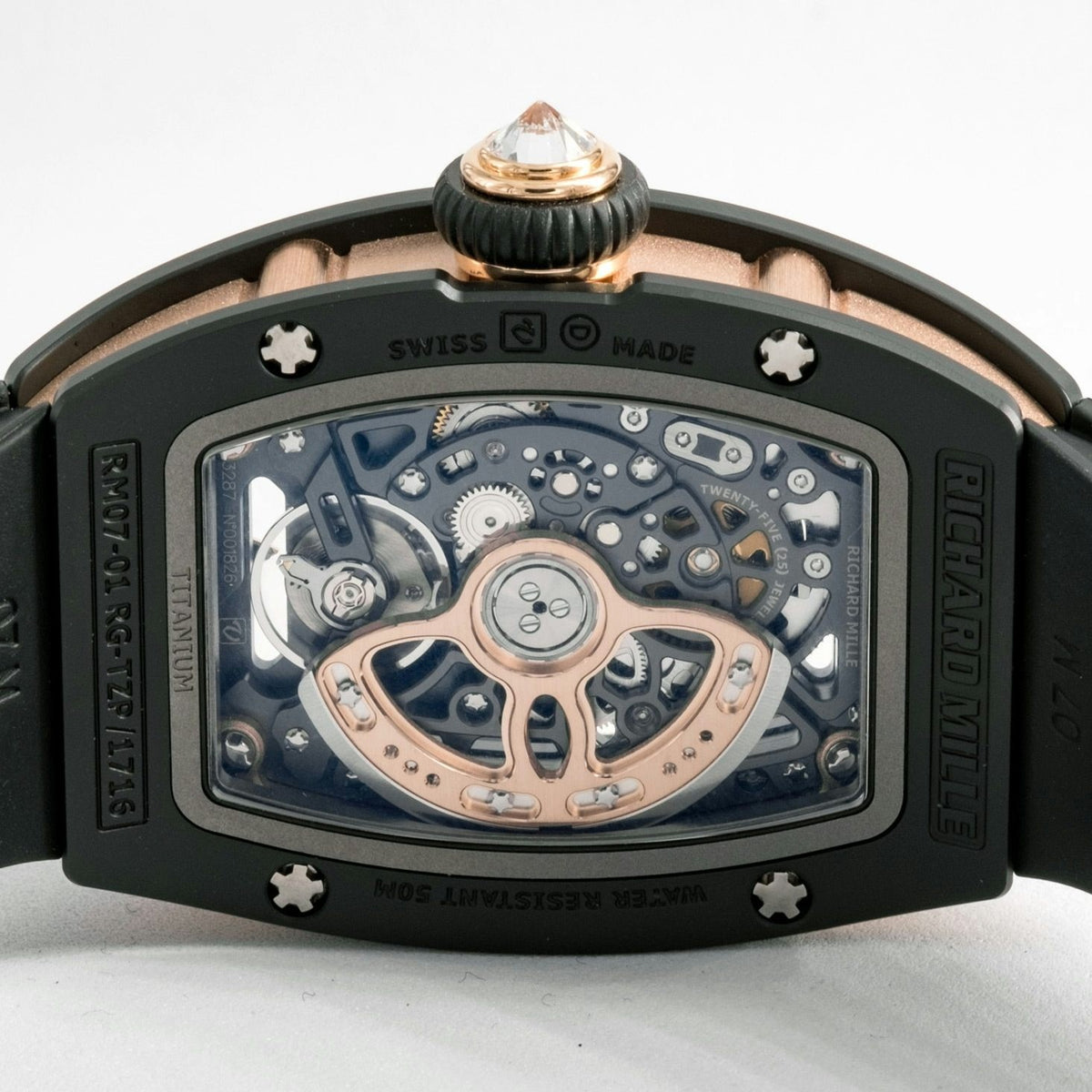 Richard Mille RM 07-01 In Gem-Set Black Ceramic