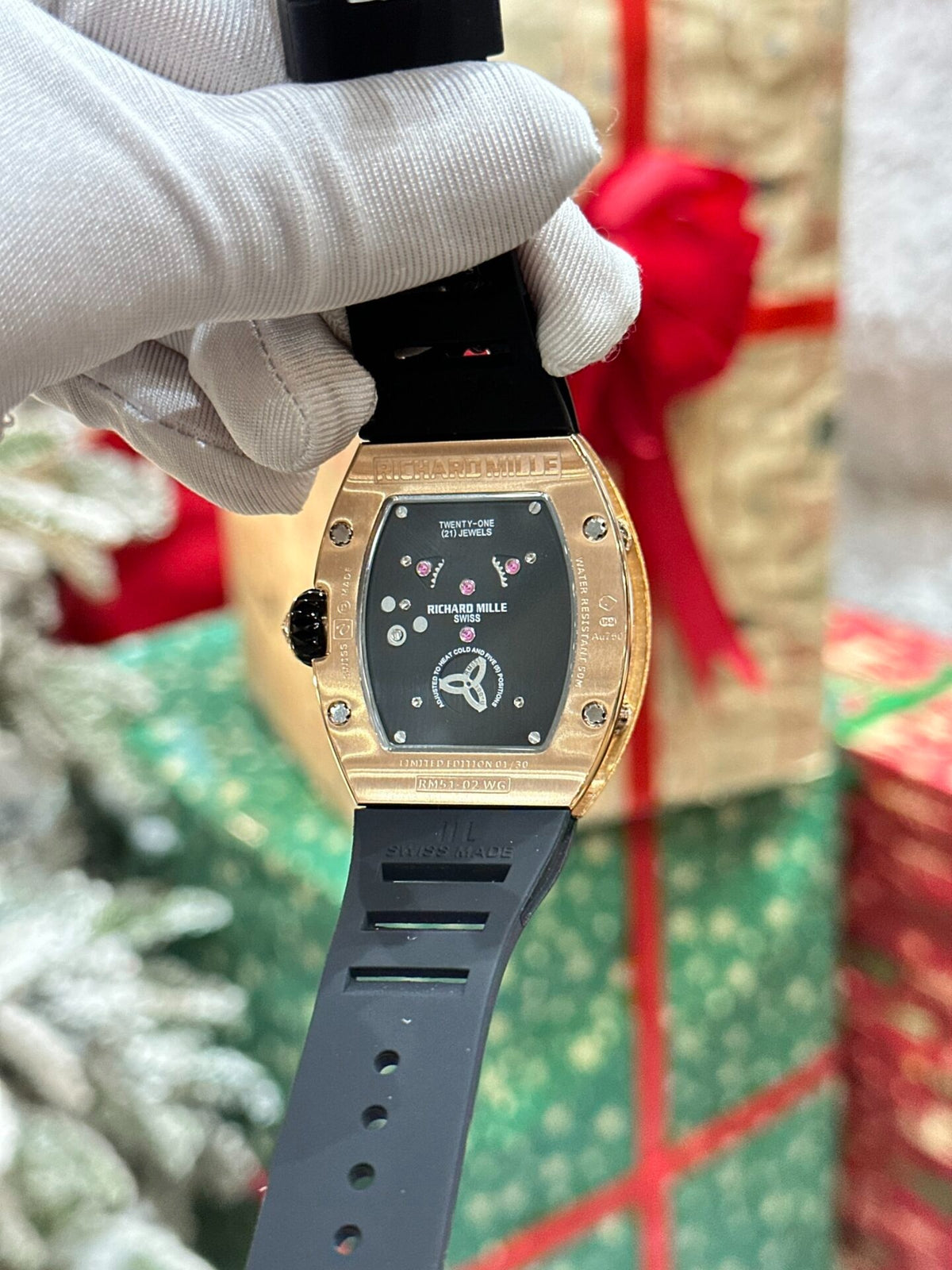 Richard Mille RM51-02 Red Rosegold Diamond