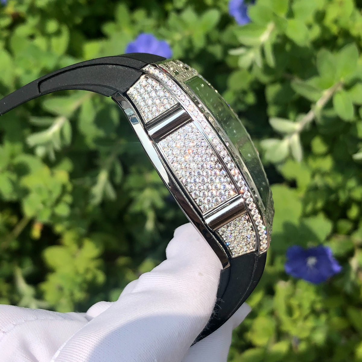 Richard Mille RM51-02 Rose Gold Black Rubber Band