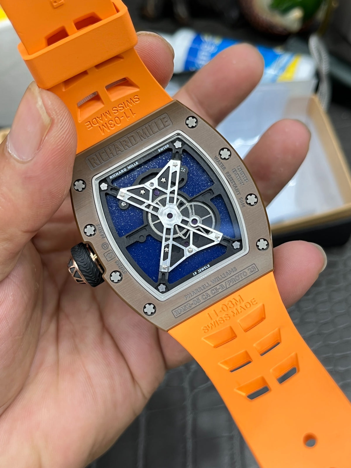 Richard Mille RM52-05 Around 50 42mm RM52-05-005 Men Mars Earth Dial