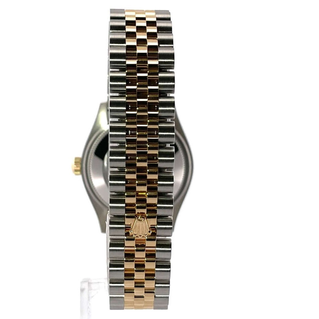 Rolex Datejust 31 Mm Oystersteel And Yellow Gold Olive Green Diamond Set M278343Rbr 0016