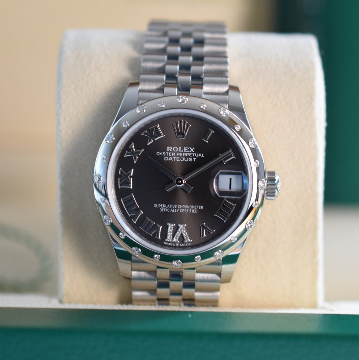Rolex Datejust 31Mm 278344Rbr Dark Grey