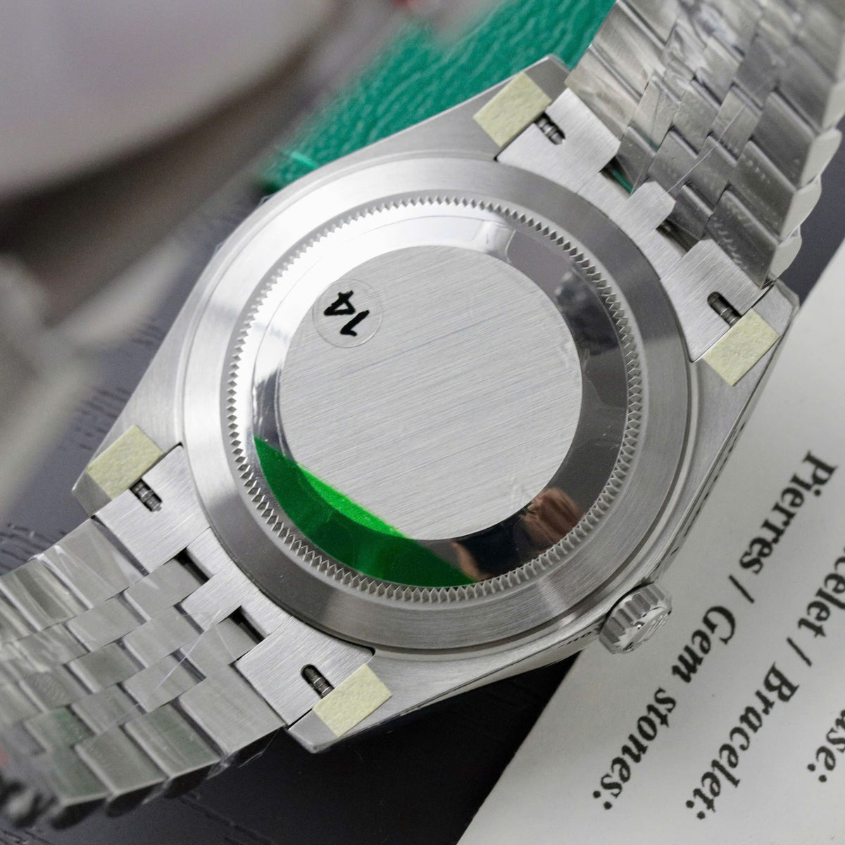 Rolex Datejust Blue Index Jubilee 41Mm Stainless Steel Mens Watch 126334
