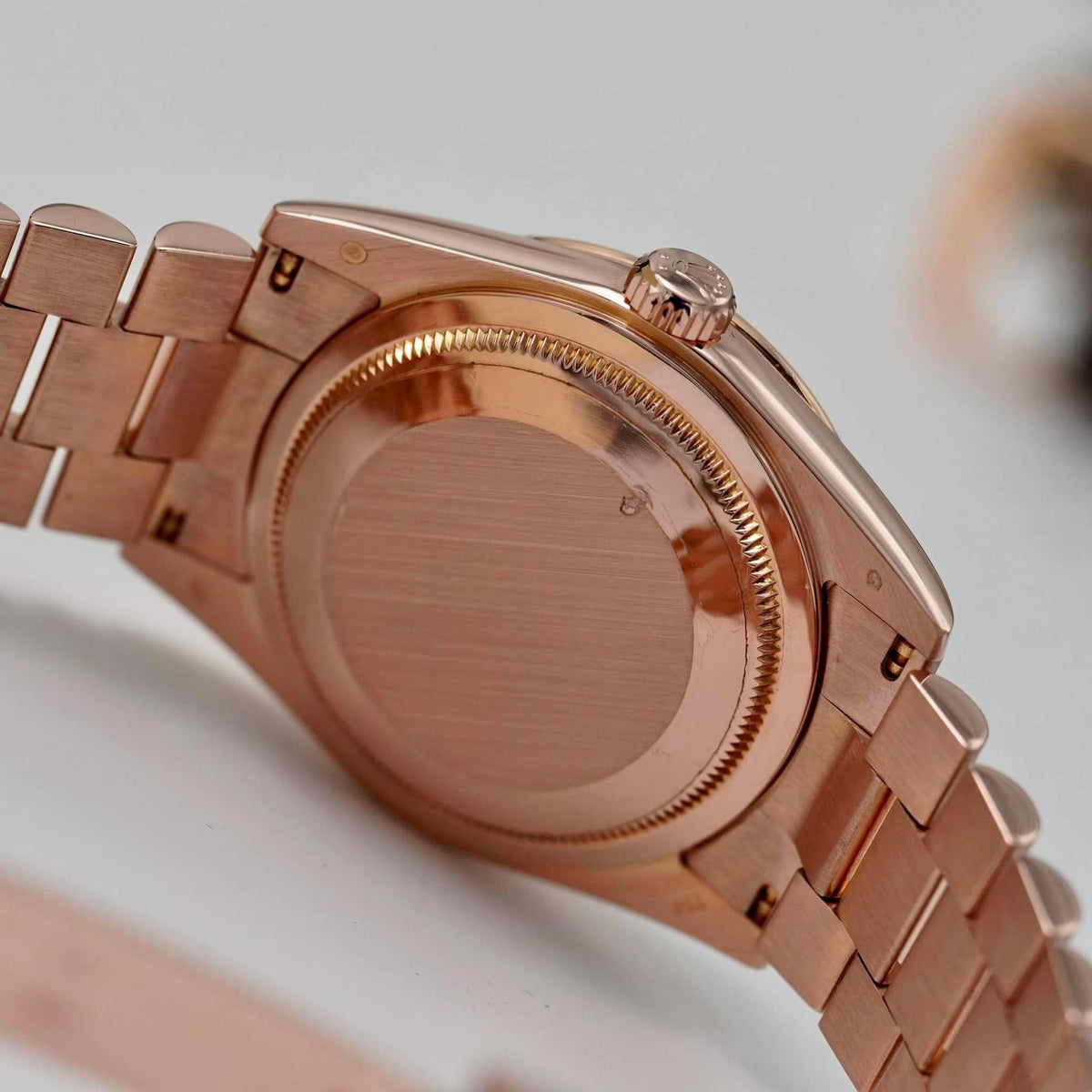 Rolex Day-Date 118235 President Bracelet Rose Gold Diamond Dial