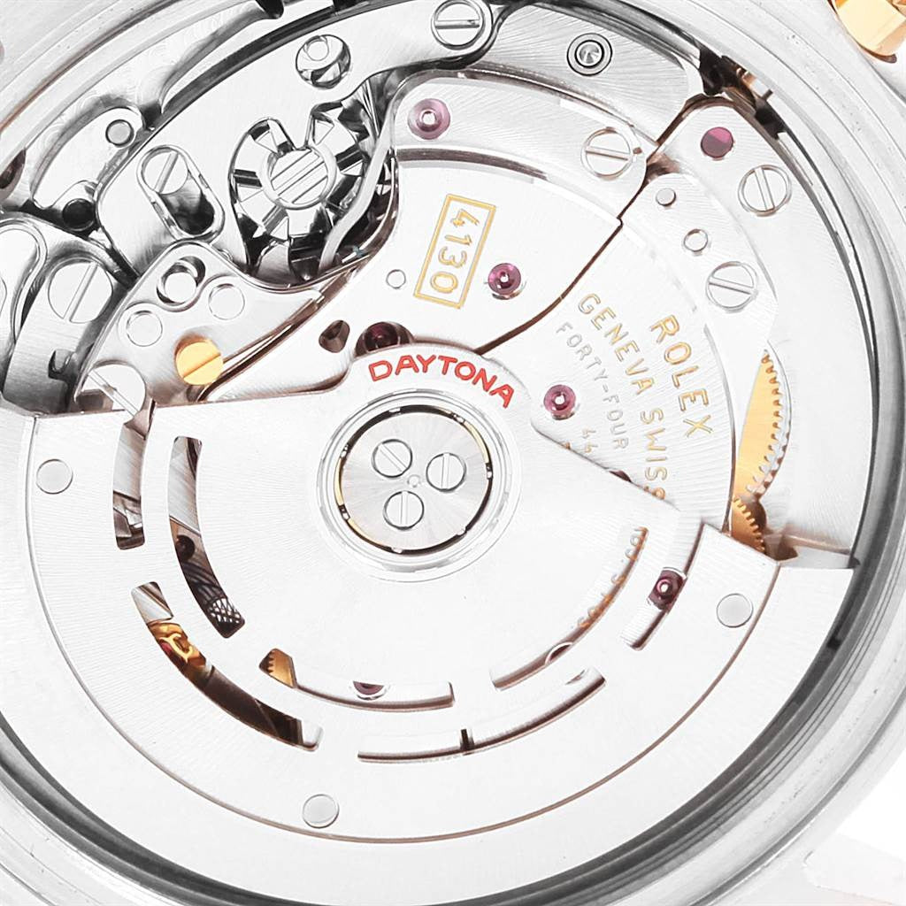 Rolex Daytona 116523 Yellow Gold Oyster White Arabic Dial