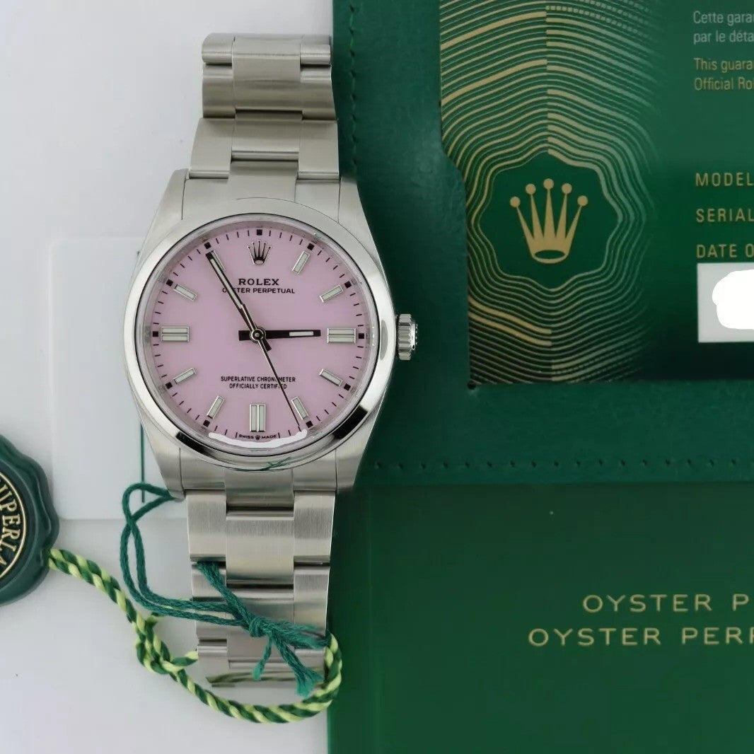 Rolex Oyster Perpetual 36Mm Candy Pink