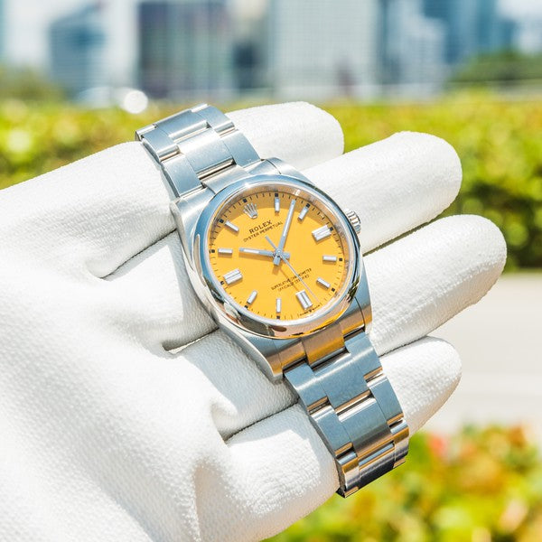 Rolex Oyster Perpetual 36Mm Yellow