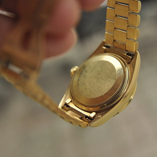 Swiss Rolex Day Date Diamonds Yellow Gold Srl185 621615