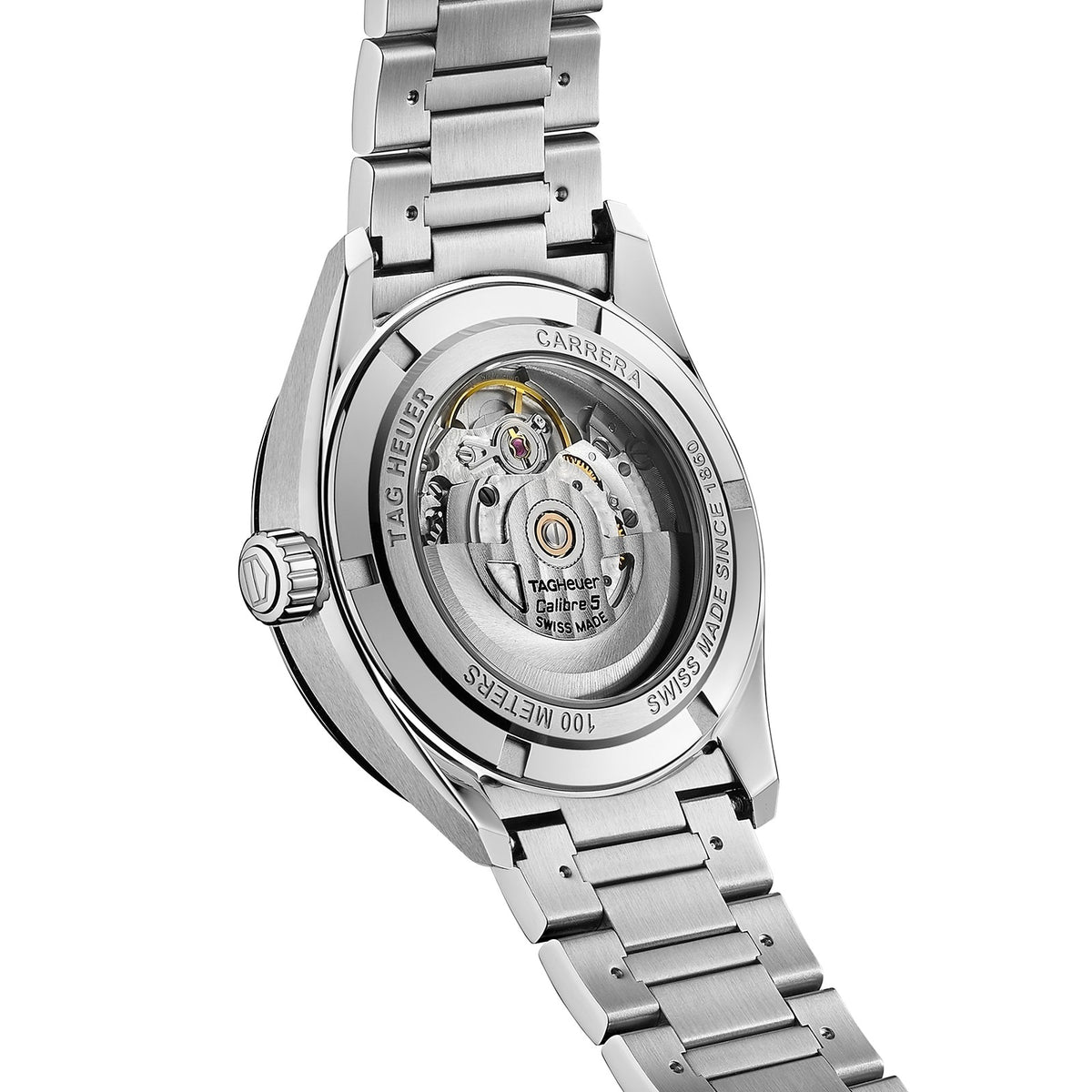 TAG Heuer Carrera Three-Hand 39mm Automatic Mens Watch WBN2110.BA0639