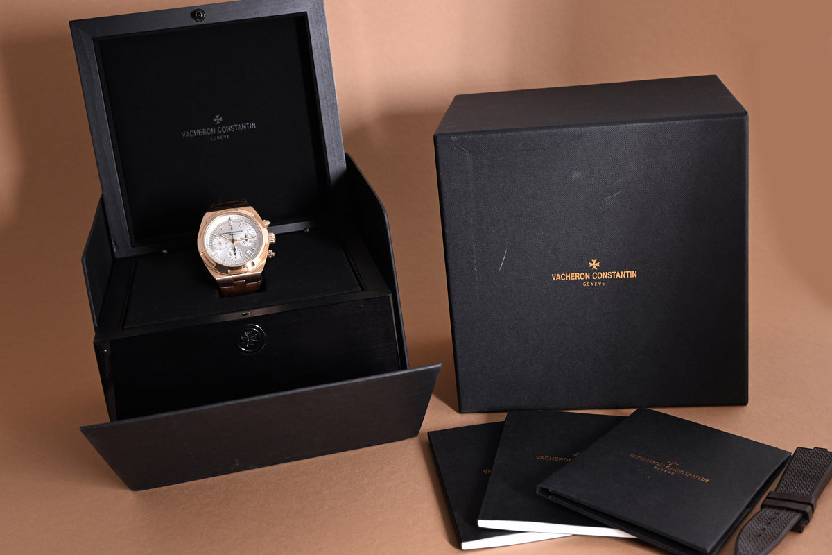 Vacheron Constantin Overseas Chronograph 5500V000R-B074 42.5 Mm Pink Gold