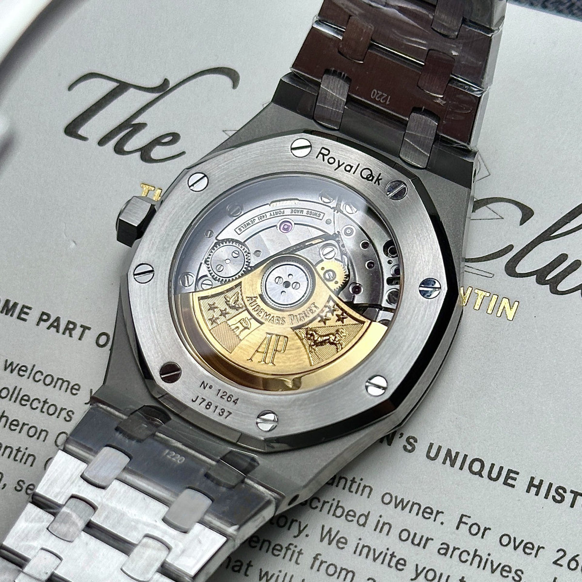 AUDEMARS PIGUET ROYAL OAK 37MM 15550ST.OO.1356ST.08 ICE BLUE TIFFANY DIAL