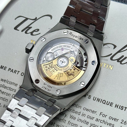 AUDEMARS PIGUET ROYAL OAK 37MM 15550ST.OO.1356ST.08 ICE BLUE TIFFANY DIAL