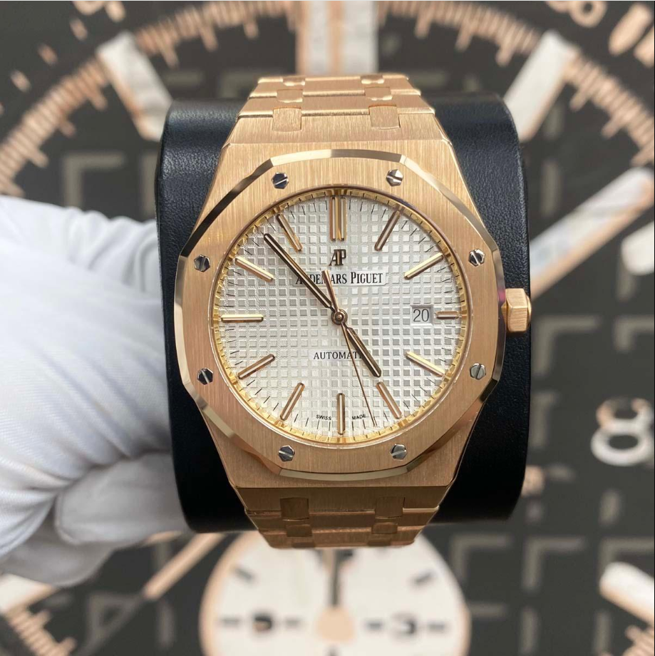 Audemars Piguet Royal Oak 41Mm Rose Gold 3120 Wrist Watch