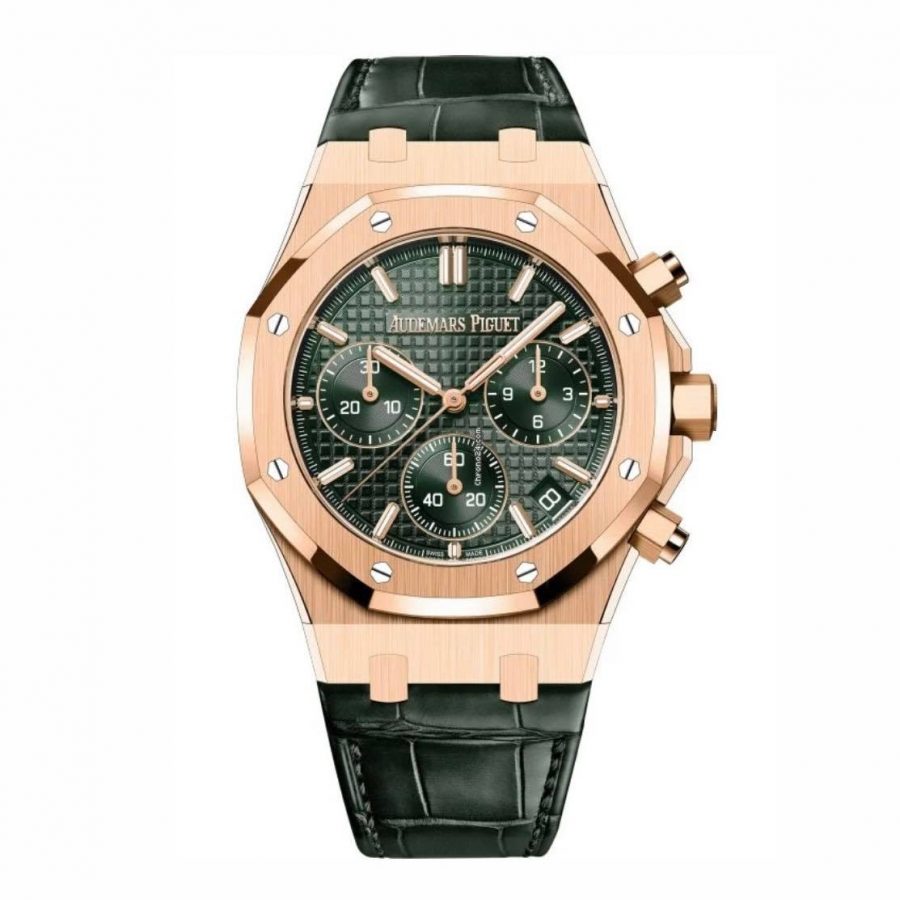 Audemars Piguet Royal Oak Chrono 50Th Anniversary Green Dial
