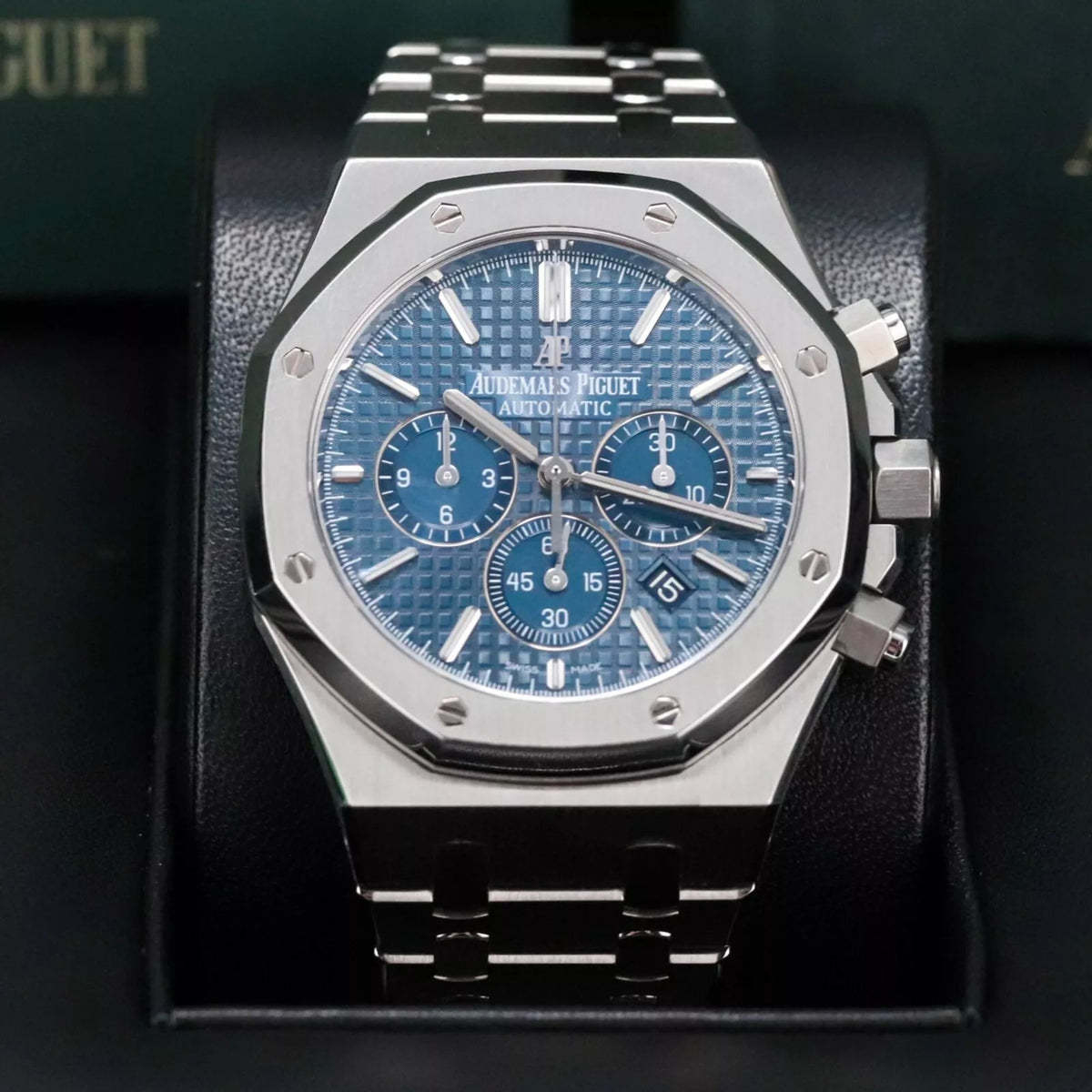 Audemars Piguet Royal Oak Chronograph 41Mm Blue Grande Tapisserie Dial 26320St