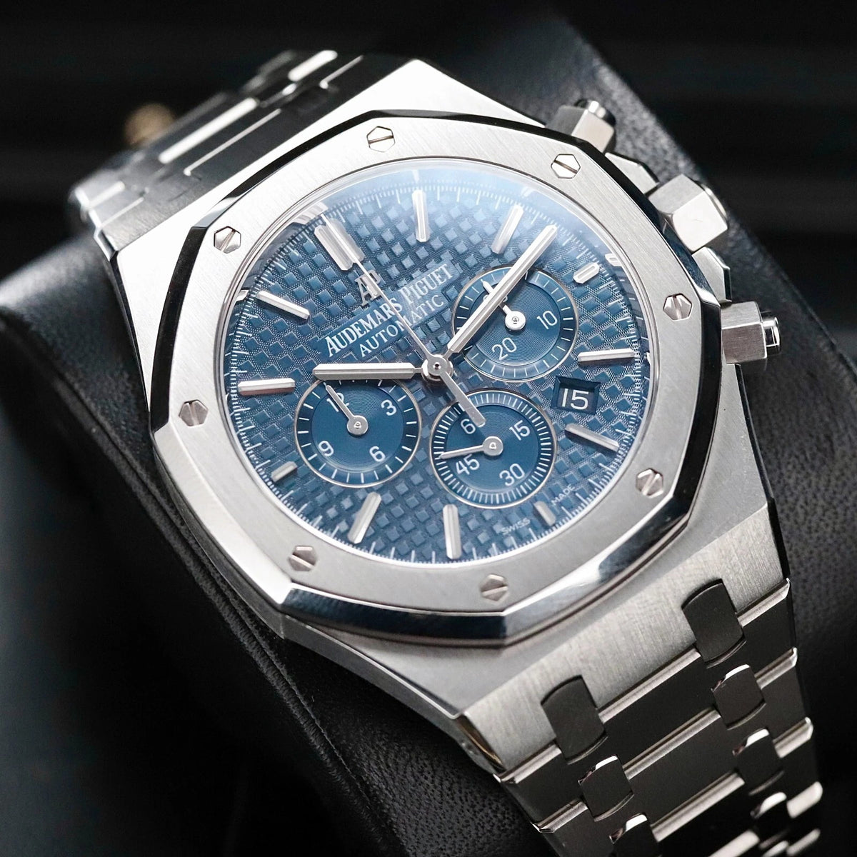 Audemars Piguet Royal Oak Chronograph 41Mm Blue Grande Tapisserie Dial 26320St