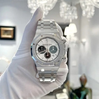 Audemars Piguet Royal Oak Chronograph 41Mm White Dial Panda 26331St