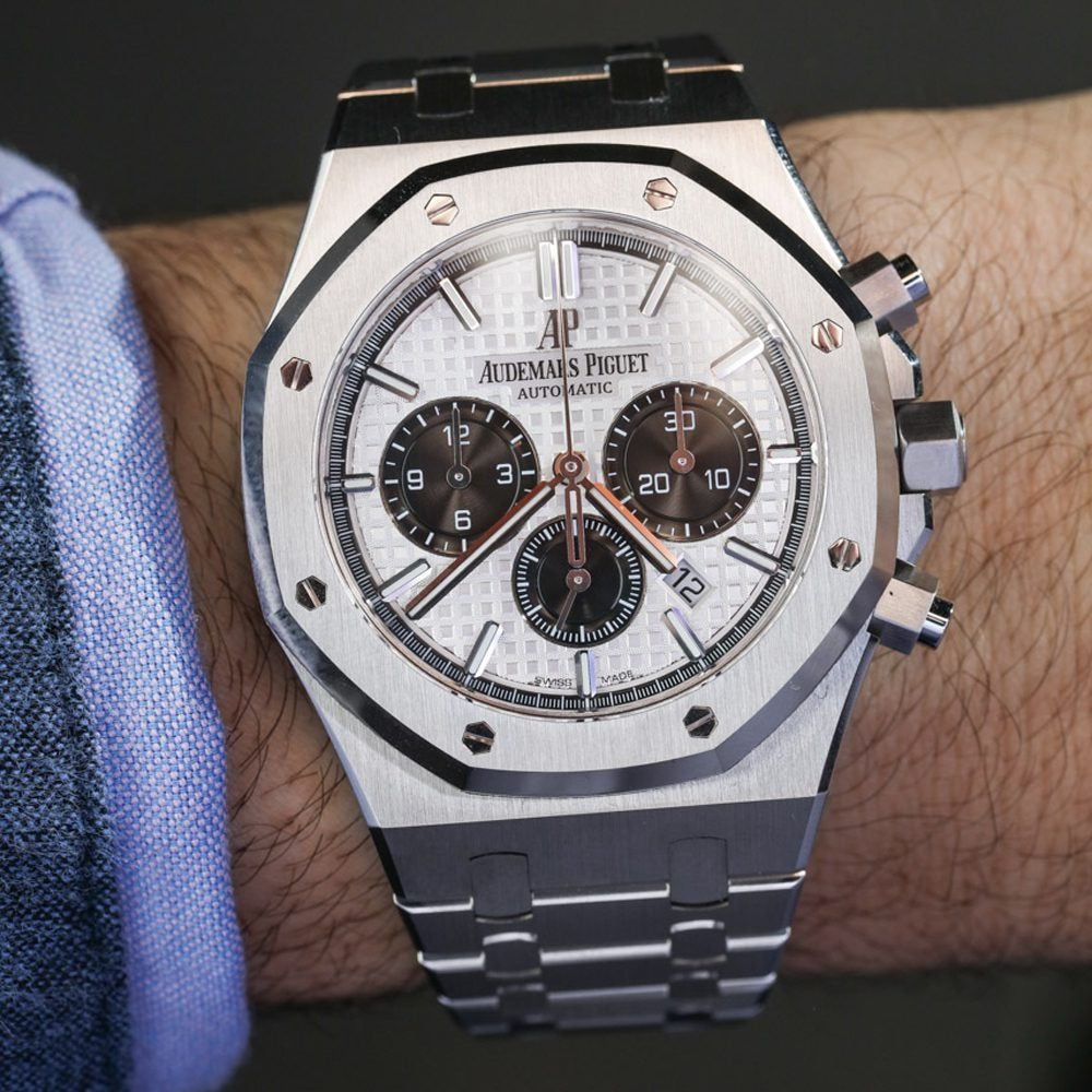Audemars Piguet Royal Oak Chronograph 41Mm White Dial Panda 26331St