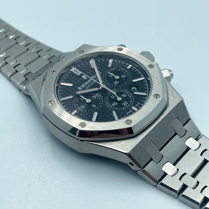Audemars Piguet Royal Oak Chronograph Black Dial 41Mm Stainless Steel Watch 26320Stoo1220St01