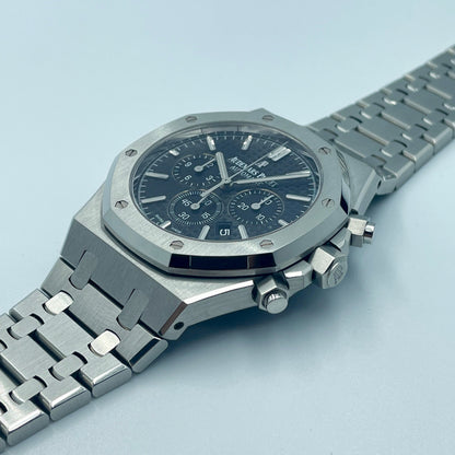 Audemars Piguet Royal Oak Chronograph Black Dial 41Mm Stainless Steel Watch 26320Stoo1220St01