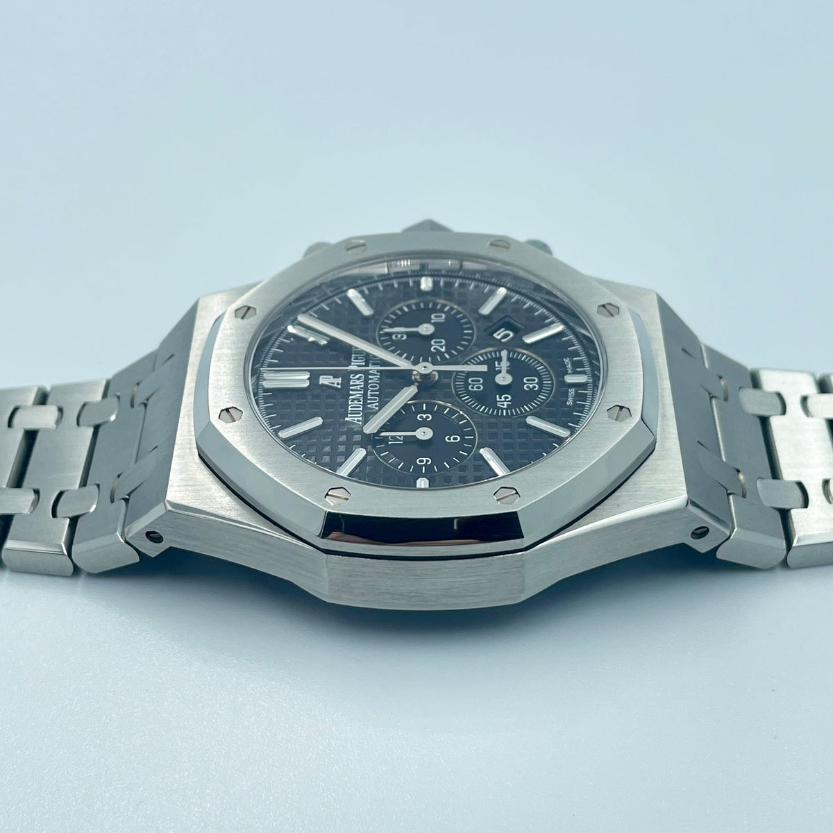Audemars Piguet Royal Oak Chronograph Black Dial 41Mm Stainless Steel Watch 26320Stoo1220St01