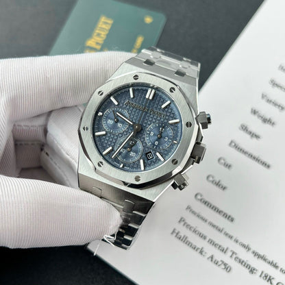 Audemars Piguet Royal Oak Chronograph Blue Dial 41Mm Watch