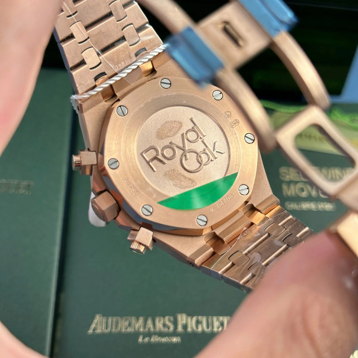 Audemars Piguet Royal Oak Chronograph Rose Gold Brown Dial 26331Oroo1220Or02