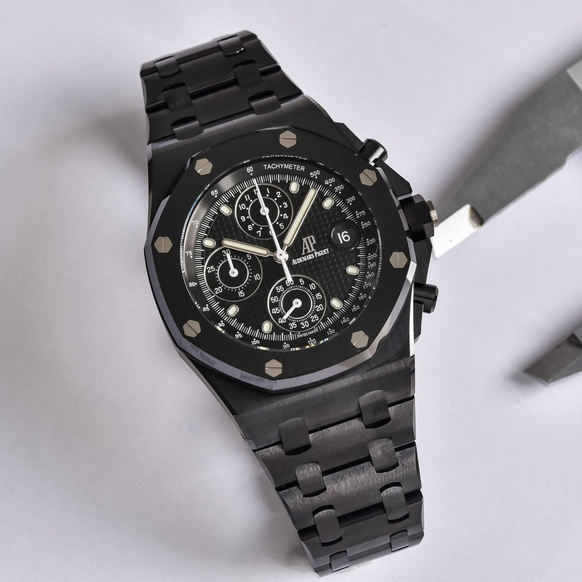 Audemars Piguet Royal Oak Offshore Selfwinding Chronograph 42Mm Black Ceramic Novelty 26238Ce
