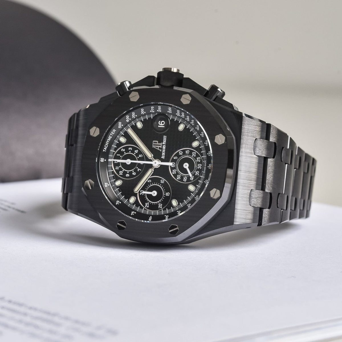 Audemars Piguet Royal Oak Offshore Selfwinding Chronograph 42Mm Black Ceramic Novelty 26238Ce