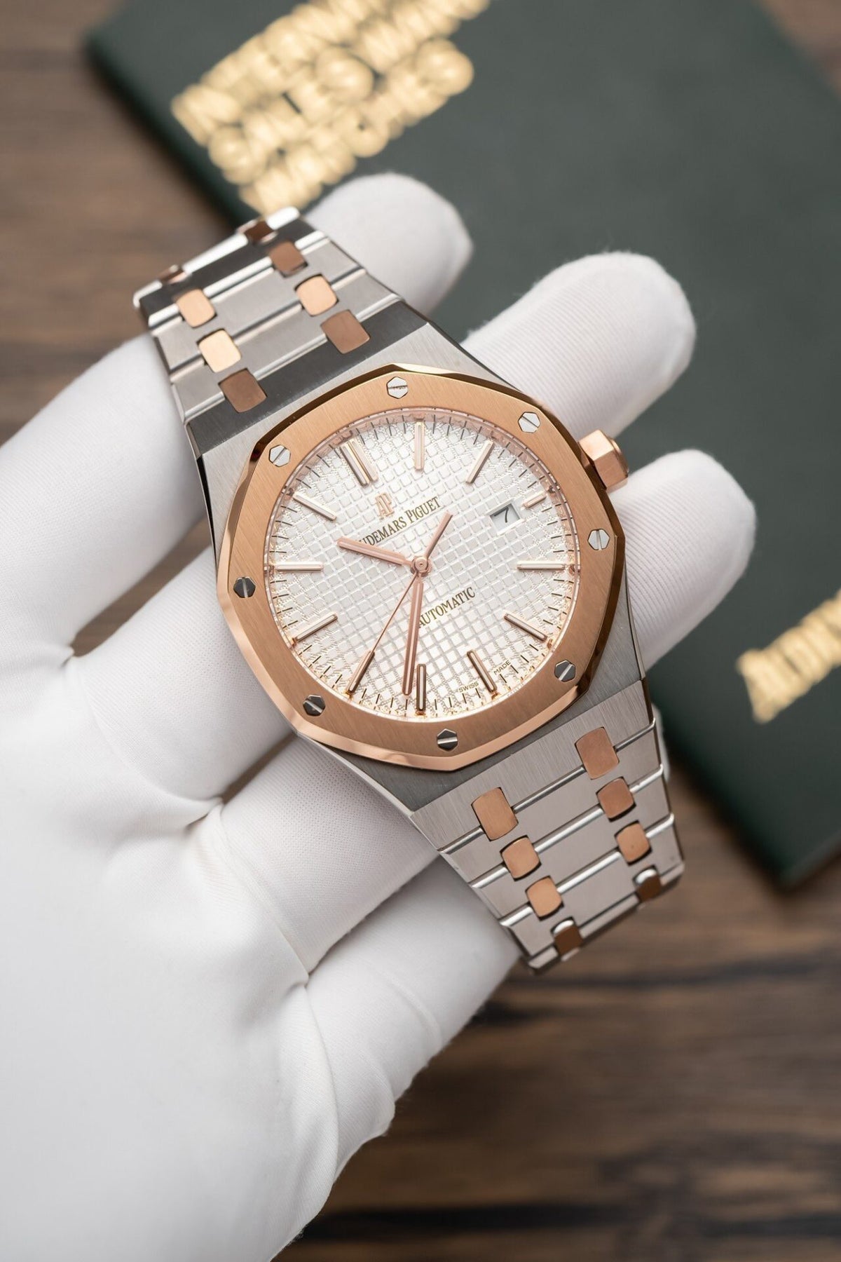 Audemars Piguet Royal Oak Selfwinding 41Mm Steel And Rose Gold Selfwinding