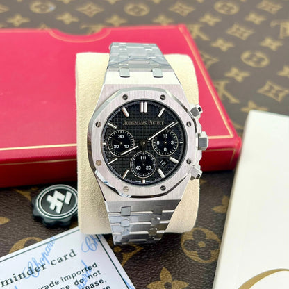 Audemars Piguet Royal Oak Selfwinding Chronograph 50Th Anniversary Black Dial Re#26240St