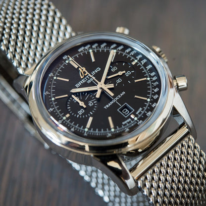 Breitling Transocean Chronograph 38mm Black A4131012C862