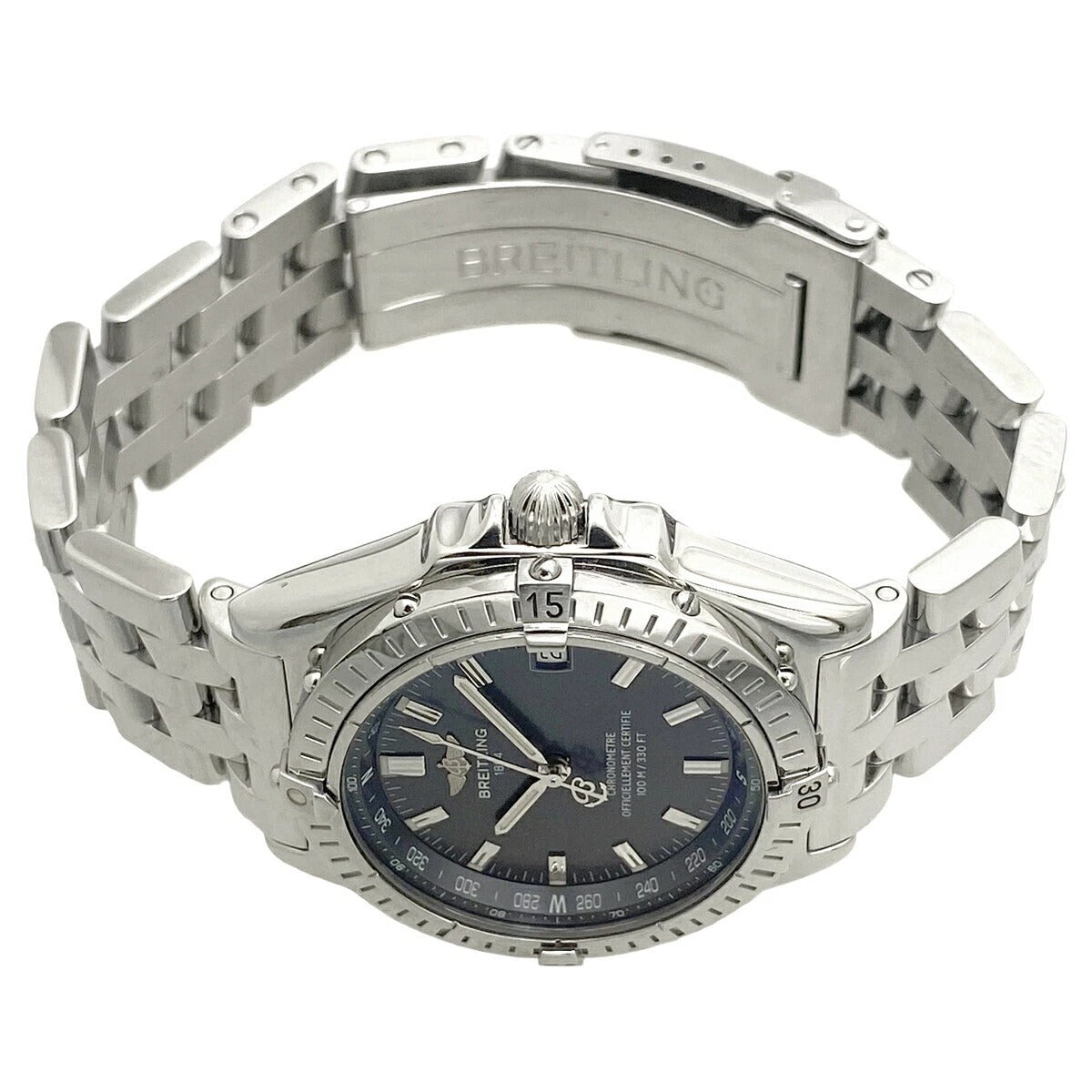 Breitling Wings Automatic 40mm Stainless Steel Grey Baton A10350
