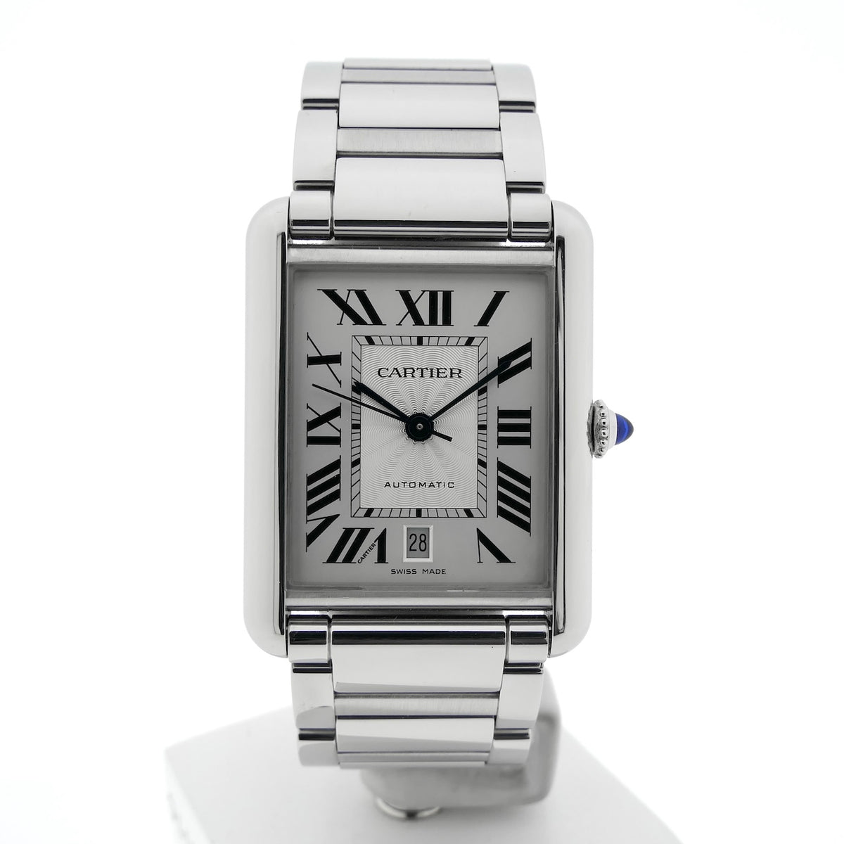 CARTIER Tank Must Large Model Quartz Movement Steel 33.7mm X 25.5mmWSTA0052