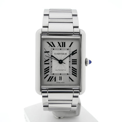 CARTIER Tank Must Large Model Quartz Movement Steel 33.7mm X 25.5mmWSTA0052