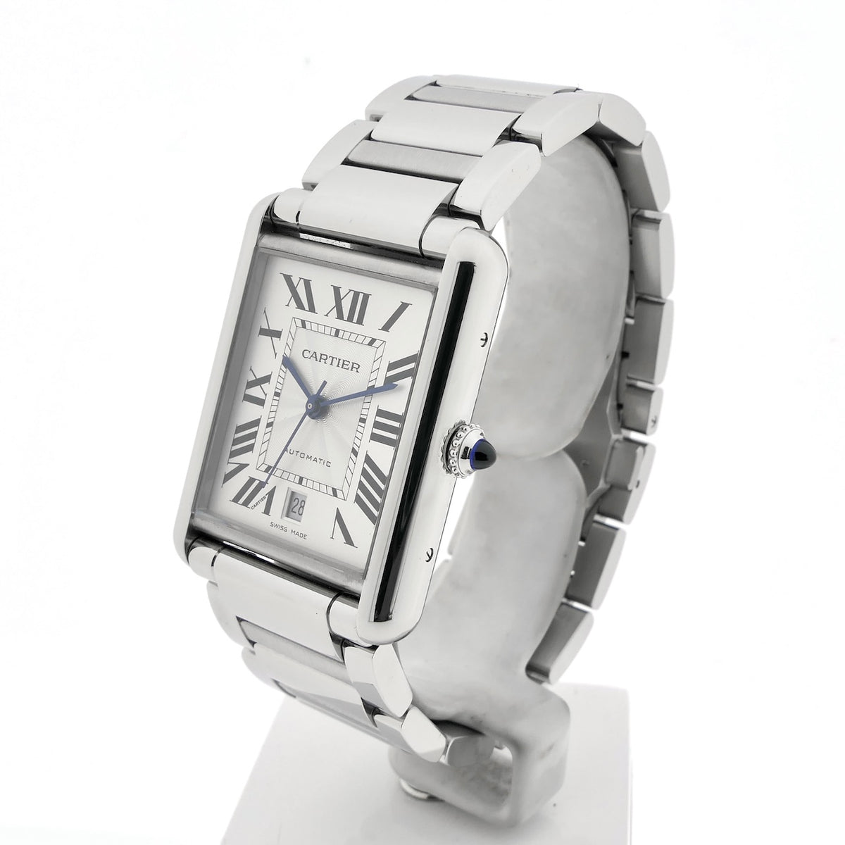 CARTIER Tank Must Large Model Quartz Movement Steel 33.7mm X 25.5mmWSTA0052