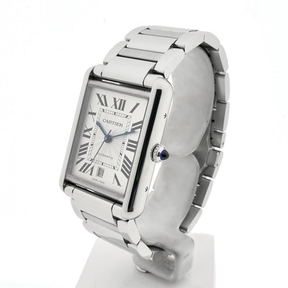 CARTIER Tank Must Large Model Quartz Movement Steel 33.7mm X 25.5mmWSTA0052