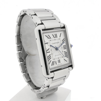 CARTIER Tank Must Large Model Quartz Movement Steel 33.7mm X 25.5mmWSTA0052